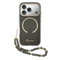 iPhone 17 Pro Guess IML Glitter Script Hihnakotelo - MagSafe-yhteensopiva