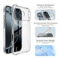 iPhone 17 Pro Imak Drop-Proof TPU Suojakuori - Läpinäkyvä