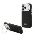 iPhone 17 Pro Lacoste Iconic Petit Pique -Kamerajalustan kotelo - MagSafe-yhteensopiva - musta