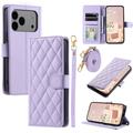 iPhone 17 Pro Luxury tikattu lompakkokotelo