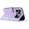 iPhone 17 Pro Luxury tikattu lompakkokotelo