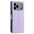 iPhone 17 Pro Luxury tikattu lompakkokotelo