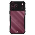 iPhone 17 Pro Max/18 Pro Max Tactical Quantum Stealth kotelo, jossa on vahvistetut kulmat - Kirkas / musta