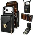 iPhone 17 Pro Max All-in-One -kotelo, jossa lompakko ja hihna