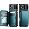 iPhone 17 Pro Max Caseme C22 Kotelo RFID-korttilompakko - vihreä