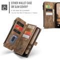 iPhone 17 Pro Max Caseme C30 Monitoiminen Lompakkokotelo - Ruskea
