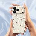 iPhone 17 Pro Max Kirsikkakuvio TPU-kotelo - Beige