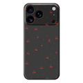 iPhone 17 Pro Max Kirsikkakuvio TPU-kotelo - Musta