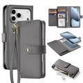 iPhone 17 Pro Max Dux Ducis Lawa Lompakko Nahkakotelo magneettikannella