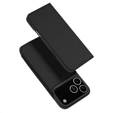 iPhone 17 Pro Max Dux Ducis Skin Pro Lompakkokotelo - Musta