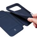 iPhone 17 Pro Max Dux Ducis Skin Pro Lompakkokotelo - Sininen