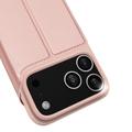 iPhone 17 Pro Max Dux Ducis Skin Pro Lompakkokotelo - Pinkki