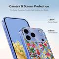 iPhone 17 Pro Max Kukkakuvioinen TPU-kotelo - Liljat