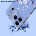 iPhone 17 Pro Max Kukkakuvio TPU-kotelo - violetti