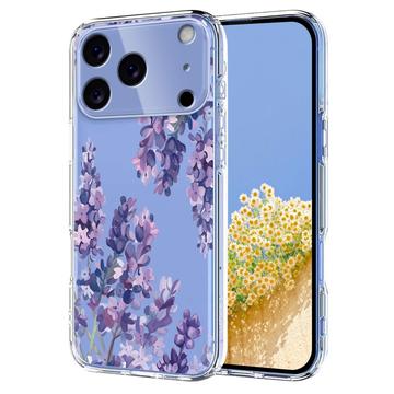 iPhone 17 Pro Max Kukkakuvioinen TPU-kotelo - Wisteria