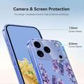 iPhone 17 Pro Max Kukkakuvioinen TPU-kotelo - Wisteria