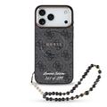 iPhone 17 Pro Max Guess 4G Strap Limited Edition -kotelo - MagSafe-yhteensopiva - Musta