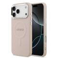 iPhone 17 Pro Max Guess Saffiano Hybridikotelo - MagSafe-Yhteensopiva - Pinkki