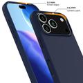 iPhone 17 Pro Max Nestemäinen Silikoni Suojakuori - MagSafe-yhteensopiva - Tummansininen