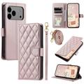 iPhone 17 Pro Max Luxury tikattu lompakkokotelo