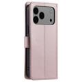 iPhone 17 Pro Max Luxury tikattu lompakkokotelo