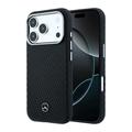 iPhone 17 Pro Max Mercedes-Benz Semi Wrap kotelo - MagSafe-yhteensopiva - musta