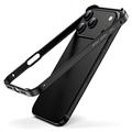 iPhone 17 Pro Max -metallipuskuri korotetuilla reunoilla - musta