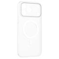 iPhone 17 Pro Max Momax CaseForm Lite MagSafe Case - läpinäkyvä valkoinen