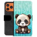 iPhone 17 Pro Max Premium Lompakkokotelo - Panda