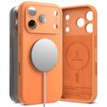 iPhone 17 Pro Max Ringke Liquid Silicone MagSafe Kotelo - Mandariini