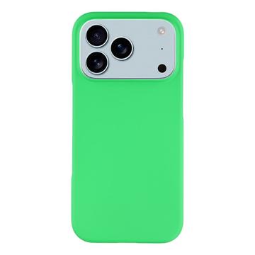 iPhone 17 Pro Max Kumipäällysteinen Muovikuori - Vihreä