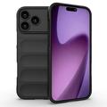 iPhone 17 Pro Max Rugged TPU Suojakuori - Musta