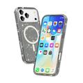 iPhone 17 Pro Max Stylish Glitter Series Hybridikotelo - MagSafe-yhteensopiva - Musta
