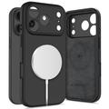 iPhone 17 Pro Max Tech-Protect Nestemäinen silikonikotelo - MagSafe-yhteensopiva - musta