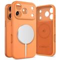 iPhone 17 Pro Max Tech-Protect Nestemäinen silikonikotelo - MagSafe-yhteensopiva - Kosminen oranssi