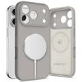 iPhone 17 Pro Max Tech-Protect nestemäinen silikoni kotelo - MagSafe yhteensopiva - Kivenharmaa