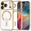 iPhone 17 Pro Max Tech-Protect MagFlex -kotelo - MagSafe-yhteensopiva - Kirkas / Kulta