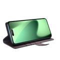 iPhone 17 Pro Max Nahkainen Lompakkokotelo Jalustalla - Ruskea