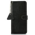 iPhone 17 Pro Max Lompakkomallinen Nahkakotelo kanssa RFID - Musta