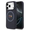 iPhone 17 Pro Oracle Red Bull Racing Blue Ring Nestemäinen Silikonikotelo - MagSafe yhteensopiva - Laivasto