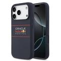 iPhone 17 Pro Oracle Red Bull Racing vaakasuora logo silikoni kotelo - MagSafe yhteensopiva - Laivasto