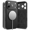 iPhone 17 Pro Ringke Liquid Silicone MagSafe Kotelo - Musta