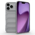 iPhone 17 Pro Rugged TPU Suojakuori - Vaaleanharmaa