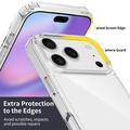 iPhone 17 Pro Naarmunkestävä Hybridikotelo - Läpinäkyvä