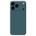 iPhone 17 Pro Iskunkestävä silikonikotelo - mustanvihreä