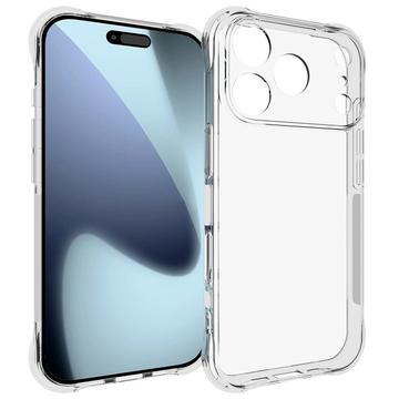 iPhone 17 Pro Iskunkestävä TPU Suojakuori - Läpinäkyvä
