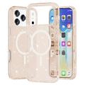 iPhone 17 Pro Stylish Glitter Series Hybridikotelo - MagSafe-yhteensopiva - Kulta