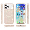 iPhone 17 Pro Stylish Glitter Series Hybridikotelo - MagSafe-yhteensopiva - Kulta