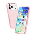 iPhone 17 Pro Stylish Glitter Series Hybridikotelo - MagSafe-yhteensopiva - Pinkki