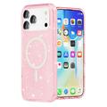 iPhone 17 Pro Stylish Glitter Series Hybridikotelo - MagSafe-yhteensopiva - Pinkki